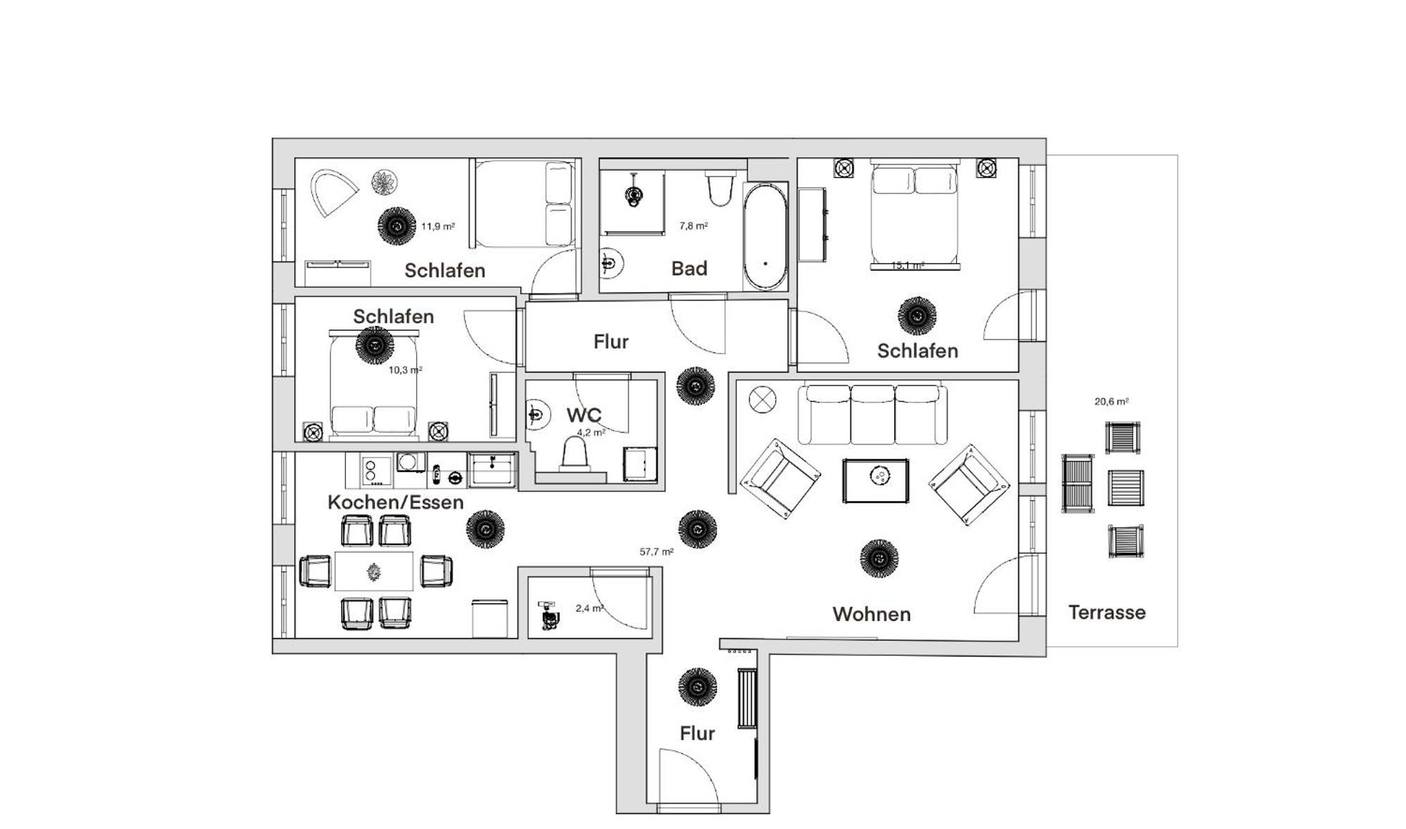 Pineapple Apartments Dresden Altstadt I - 117 Qm - 1X Free Parking Exterior foto